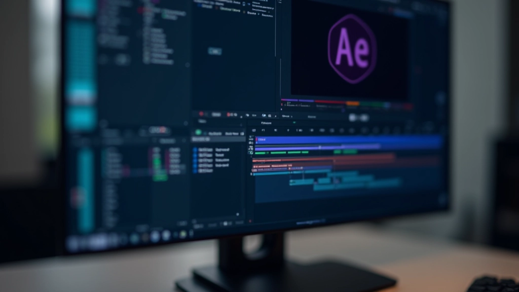 Timeline de After Effects mostrando Time Remap con keyframes de control de velocidad variable